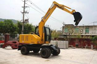 国产大型轮式挖机视频,力与美的完美融合